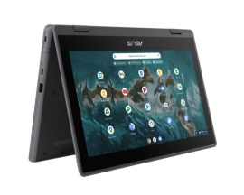 ASUS Chromebook 11.6" HD, N4500, 4, 32, Rugged, ZTE, Dark grey, 2xUSB-A, 2xUSB-C, ChromeOS, 1Y CR1100CKA-GJ0144