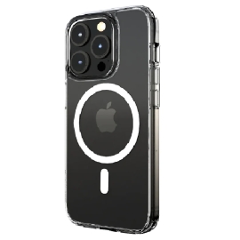 Cygnett AeroMag Apple iPhone 15 Pro (6.1') Magnetic Clear Case - (CY4580CPAEG),Raised Edges,TPU Frame,Hard-Shell Back,Magsafe Compatible,4FT DropProof