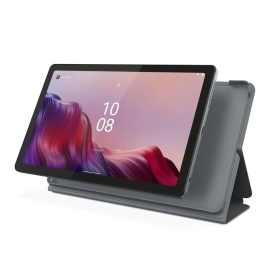 Lenovo Tab M9 Folio Case - Grey (ZG38C04869), All Around Protection, Brimless Style,Dual Mode Stand, Protective Film Include, 1YR ZG38C04869