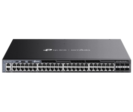 TP-Link SG6654XHP Omada 48-Port Gigabit Stackable L3 Managed PoE+ Switch with 6 10G Slots SG6654XHP