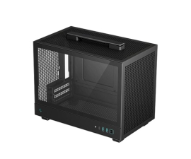 DeepCool CH160 Ultra-Portable Mini-ITX Case, Mesh and Glass Panels,Full Sized Air Cooler Support, Carry handle 336 200 283.5mm