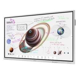 Samsung 55' Flip Pro WMB 4K UHD Interactive E-Board Smart Digital FlipChart Display InGlass Multi-Touch Writing Drawing Video Call App HDMI USB-C LAN