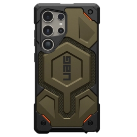 UAG Monarch Pro Magnetic Kevlar Samsung Galaxy S24 Ultra 5G (6.8') Case - Elemental Green (21441611397B), 25ft. Drop Protection(7.6M),Multiple Layers