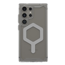 UAG Plyo Pro Magnetic Samsung Galaxy S24 Ultra 5G (6.8') Case - Ice/Silver (214431114333),16ft. Drop Protection (4.8M),Armored Shell,Air-Soft Corners
