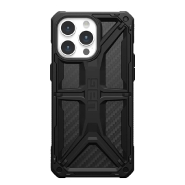 UAG Monarch Apple iPhone 15 Pro Max (6.7') Case -Carbon Fiber(114298114242),20ft. Drop Protection(6M),5 Layers of Protection,Tactical Grip