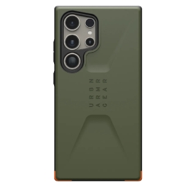 UAG Civilian Samsung Galaxy S24 Ultra 5G (6.8') Case - Olive Drab(214439117272),20ft. Drop Protection(6M),Armored Shell,Raised Screen Surround,Rugged