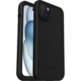 OtterBox Fre MagSafe Apple iPhone 15 Plus (6.7") Case - Black(77-95536), DROP+ 5X Military Standard,Waterproof IP68 Rated,Wireless Charging Compatible 77-95536