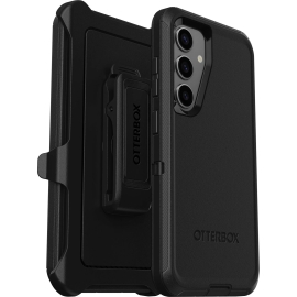 OtterBox Defender Samsung Galaxy S24 5G (6.2') Case Black - (77-94480),DROP+ 5X Military Standard,Included Holster,Wireless Charging Compatible