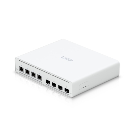 Ubiquiti UISP Switch Plus, 2.5 GbE PoE Switch For ISP Applications, RJ45 Ports, 27V Passive PoE Output, 4 10G SFP+ ports, Incl 2Yr Warr UISP-S-Plus