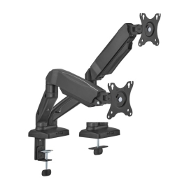 Brateck Economy Dual-Screen Spring-Assited Monitor Arm Fit Most 17"-32" Monitor Up to 9 kg VESA 75x75/100x100 LDT13-C024E