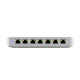 Ubiquiti Ultra 210W, Compact 8-port Layer 2 GbE PoE Switch Versatile Mounting Option,7 GbE PoE+ Output& 1 GbE port, Optiona PoE++ Input, Incl 2Yr Warr