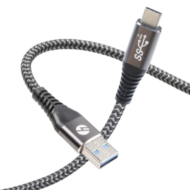 1m USB 3.1 (GEN 2x1) USB AM to CM Certified Premium Cable | 10G & 60W Support - 005.004.0600