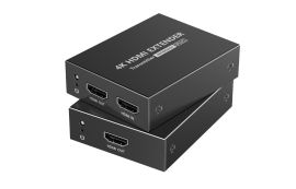 HDMI Extender 4K@ 60Hz Support | IR Passback with HDMI Loop Through and PoC | Up to 50m