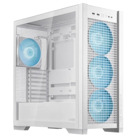 ASUS GT302 TUF GAMING ARGB White ATX Mid Tower Case, Tempered Glass Compact Case, Mesh Panel,(BTF)