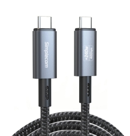 Simplecom CA615 USB-C to USB-C Cable USB4 40Gbps 5A 240W PD3.1 8K@60Hz 1.5M