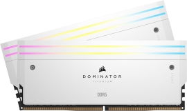 Corsair DOMINATOR TITANIUM RGB 32GB (2x16GB) DDR5 DRAM 6000MT/s CL30 Intel XMP Memory Kit ? White