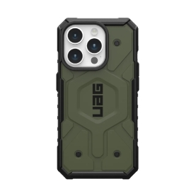 UAG Pathfinder MagSafe Apple iPhone 15 Pro (6.1") Case - Olive Drab (114281117272),18ft. Drop Protection (5.4M), Tactical Grip, Raised Screen Surround 1.14E+11