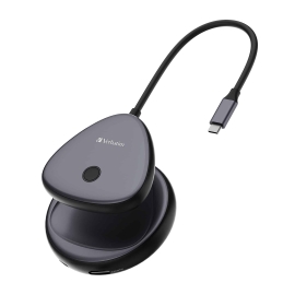 Verbatim 4K Wireless USB-C HDMI Adapter Dongle -Share My Screen Mirror Image. Compact and Ultra Portable. Windows, Linux Mac 10.2 support 32147