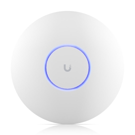 Ubiquiti UniFi WiFi 7 AP, Ceiling-mount, AP 6 GHz Support, 2.5 GbE Uplink, 9.3 Gbps Over-the-air Speed, PoE+ Power, 300+ Connect Device, 2Yr Warr
