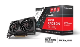 SAPPHIRE PULSE AMD RADEON RX 6600 Gaming Graphics Card 8GB GDDR6, AMD RDNA 2, HDMI/DP (11310-01-20G)