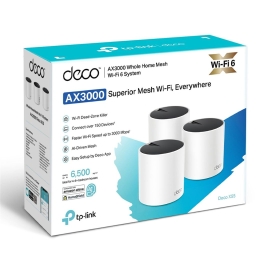 TP-Link Deco X55(3-pack) AX3000 Whole Home Mesh WiFi 6 System Deco X55(3-pack)