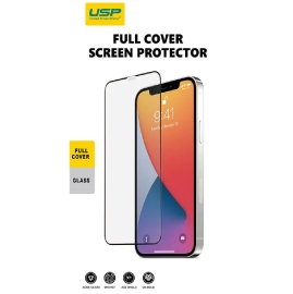 USP Apple iPhone 16/ iPhone 15 Tempered Glass Screen Protector : Full Coverage, 9H Hardness, Bubble-free, Anti-fingerprint, Original Touch Feel 6.98E+12