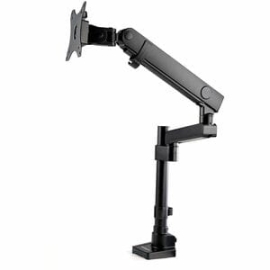StarTech.com Desk Mount Monitor Arm With 2x USB 3.0 Ports For Vesa Display Up To 34" (17.6lb/8kg), C-Clamp/Grommet, Mechanical Spring - Vesa 75x75/100x100mm Pole Mount Heavy Duty Single Monitor Arm For Large 32in (16:9) Or 34in (21:9/ultrawide) Display U