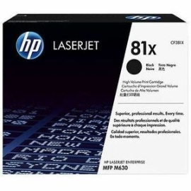 HP 81X High Yield Black Original LaserJet Toner Cartridge CF281X