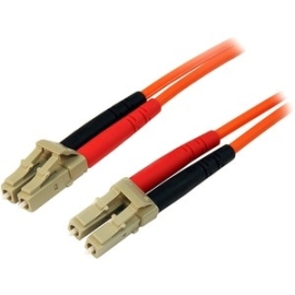 StarTech.com 2m Fiber Optic Cable - Multimode Duplex 50/125 - Lszh Fiber Jumper Cord - Lc/Lc - Cable For Network Device - First End: 2 X Lc Network - Male - Second End: 2 X Lc Network - Male - 10 Gbit/s - Patch Cable - Lszh - 50/125 µm - Orange 50FIBLCL