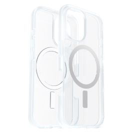 OtterBox React MagSafe Apple iPhone 16 (6.1") Case Clear - (77-96245),DROP+ Military Standard,Ultra-thin,Hard case with Soft Grip Edges 77-96245