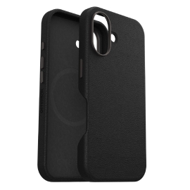 OtterBox Symmetry MagSafe Cactus Leather Apple iPhone 16 Plus (6.7") Case Black - (77-96285),DROP+ 3X Military Standard,Ultra-Sleek,Pocket friendly 77-96285