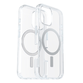 OtterBox Symmetry Clear MagSafe Apple iPhone 16 (6.1") Case Clear - (77-96369), Antimicrobial, DROP+ 3X Military Standard, Raised Edge 77-96369