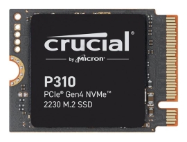 Micron (Crucial) Crucial P310 2TB M.2 2230 NVMe SSD 7100/6000 MB/s 1M IOPS 440TBW 2M MTTF for MS Surface Pro Valve Steam Deck Asus Rog Ally Lenovo Legion Go MSI Claw CT2000P310SSD2