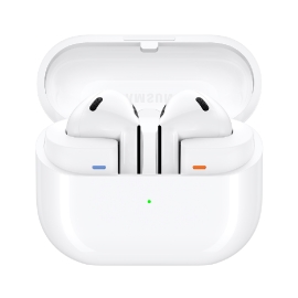 Samsung Galaxy Buds3 - White (SM-R530NZWAASA), Active Noise Cancellation, Ergonomic Design, Immersive Sound, Bluetooth v5.4, 48mAh, IP57, 1YR