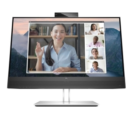 HP E24MV G4 23.8"/24" FHD Conferencing Monitor 1920x1080 16:9 5ms Height Adjustable Tilt Swivel Pivot Webcam Speakers 4xUSB Hub VGA DP HDMI VESA 3yrs 169L0AA