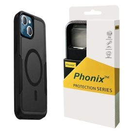 Phonix Apple iPhone 16 Pro Max (6.9") Armor Rugged Case With MagSafe Black - Military-Grade, Multi layers, No-Slip, Sleek, Ultimate Protection 6.98E+12