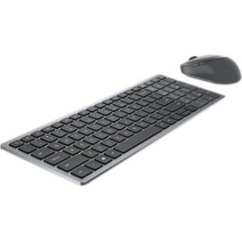 Dell Multi-Device Wireless Keyboard & Mouse Combo Us English - KM7120W - Scissors Wireless Bluetooth/RF 5.0 2.40 GHz Keyboard - Keyboard/Keypad Color: Titan Gray - Wireless Bluetooth/RF - Optical - 1600 Dpi - Tilt Wheel - Pointing Device Color: Titan Gra