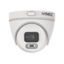 IVSEC TURRET IP CAMERA, 4MP, 2.8MM FIXED LENS, 25FPS, POE, IP66, 30M IR, MIC - IVNC000XA