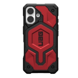 UAG Monarch Pro Apple iPhone 16 (6.1") Rugged Case - Crimson (114458119494), 25ft. Drop Protection(7.6M),Built-in Magnet for MagSafe,10 Years Warranty 1.14458E+11