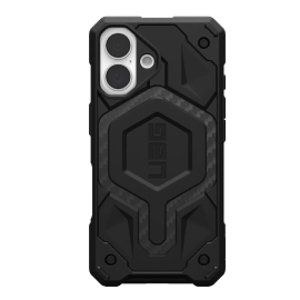 UAG Monarch Pro Apple iPhone 16 (6.1") Rugged Case - Carbon Fiber (114458114242), 25ft. Drop Protection (7.6M), 10 Years Warranty 1.14458E+11