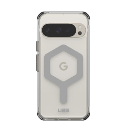 UAG Plyo Pro Google Pixel 9 Pro (6.3") Rugged Case - Ice/Silver (614458114333), 16 ft.Drop Protection(4.8M),Built-In Magnetic Module,10 Years Warranty 6.14458E+11