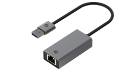 4cabling USB3.0 AM to RJ45 Ethernet 1000Mhz (RTL8153) Aluminium Case Elegant Design - 005.001.1163