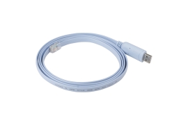 4cabling 1.8m Console Cable USB to RJ45 | 1.8m USB 2.0 Full Speed compatible | Light Blue - 009.009.0132