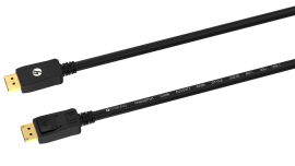 4cabling 10m DisplayPort Copper 1.4v Cable M-M. 4K@60Hz, 26AWG | Black - 022.002.0246