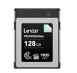 Lexar CFexpress Type B Diamond Series 128GB – CFexpress Type B card Diamond 1900MB/s read, up to 1700MB/s write, VPG400, 8K RAW LCXEXDM128G-RNENG