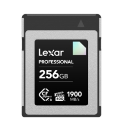 Lexar CFexpress Type B Diamond Series 256GB – CFexpress Type B card Diamond 1900MB/s read, up to 1700MB/s write, VPG400, 8K RAW LCXEXDM256G-RNENG