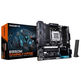Gigabyte B850M GAMING X WF6E 1.0, AMD AM5, 4 x DDR5 up to 256 GB, 1 x HDMI, 2 x PCI Express x16, 2 x M.2, 4 x SATA, 5x USB 3.2 B850M GAMING X WF6E