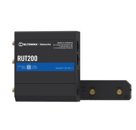 Teltonika RUT200 Industrial Cellular Router, WAN Failover, Compact and Reliable Industrial 4G LTE Router/Firewall, PSU included RUT200024000