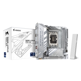 Gigabyte M/B B860I AORUS PRO ICE 1.0, Intel ® B860, 4 x DDR5 up to 128 GB, 1x HDMI, 1 x PCI Express x16, 2 x M.2, 2 x SATA, 8x USB 3.2 B860I AORUS PRO ICE