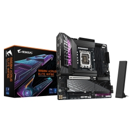 Gigabyte M/B B860M A ELITE WIFI6E 1.0, Intel ® B860, 4 x DDR5 up to 256 GB, 2x HDMI, 2 x PCI Express x16, 3 x M.2, 4 x SATA, 8x USB 3.2 B860M A ELITE WIFI6E 1.0